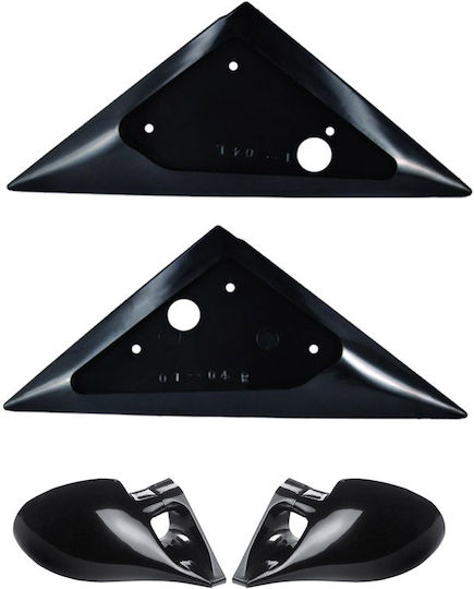 Racesport Bases Car Exterior Mirrors Honda Accord 90-93 2pcs