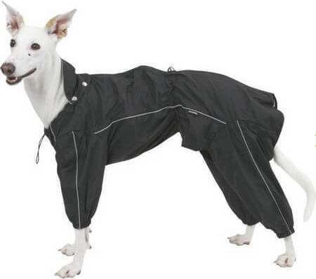 Kerbl Manchester Hundemantel Wasserdicht Schwarz mit Rückenlänge 30 cm.