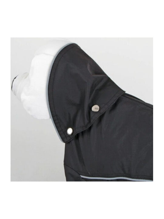 Kerbl Manchester Hundemantel Wasserdicht Schwarz mit Rückenlänge 30 cm.