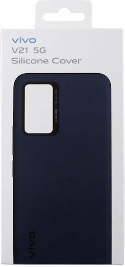 Vivo Back Cover Silicone Blue (Vivo V21 5G)