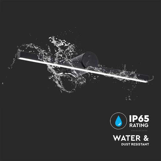 V-TAC Επιτοίχιο Εξωτερικό Φωτιστικό LED IP65 10W με Θερμό Λευκό Φως 61x10x7.5εκ.