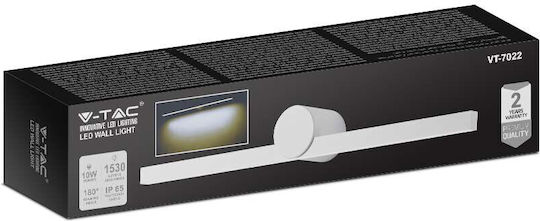 V-TAC Wandmontierte Außenleuchte LED IP65 10W mit Warmweiß Licht 61x10x7.5εκ.
