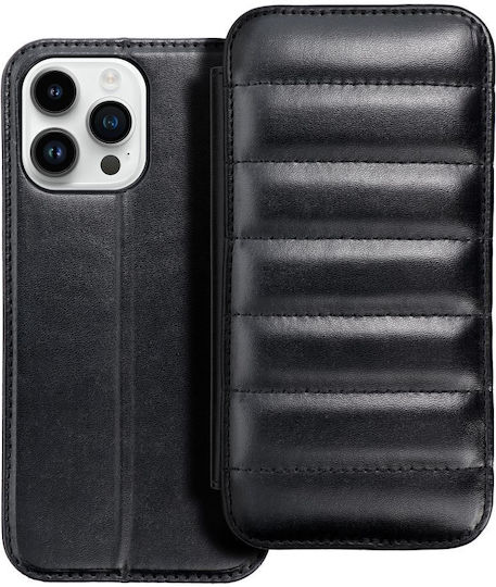 Puffer Book Δερματίνης Μαύρο (Redmi 10C)