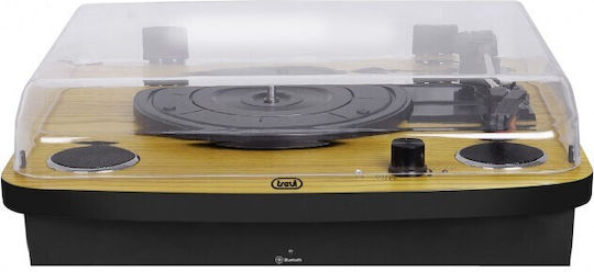 Trevi TT-1022 Πικάπ με Προενίσχυση και Ενσωματωμένα Ηχεία Καφέ