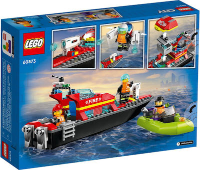 Lego City Fire Rescue Boat for 5+ Years