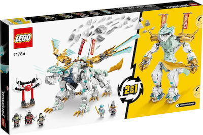 Lego Ninjago Zane’s Ice Dragon Creature pentru 10+ ani