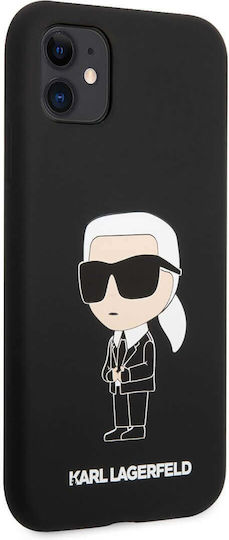 Karl Lagerfeld Liquid Ikonik NFT Back Cover Σιλικόνης Μαύρο (iPhone 11)