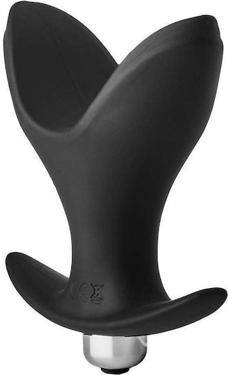 Dream Toys Fantasstic Anchor Πρωκτική Σφήνα με Δόνηση Μαύρη 13cm