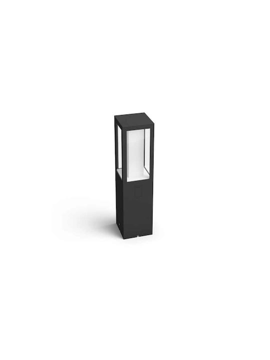 Philips Waca Φωτιστικό Κολωνάκι LED Εξωτερικού Χώρου 8W RGBW IP44 Μαύρο