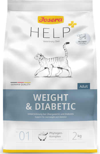 Josera Help Weight Diabetic Cat Cat Dry Food with Poultry 2kg