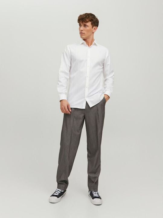 Long-sleeved Cotton Shirt White