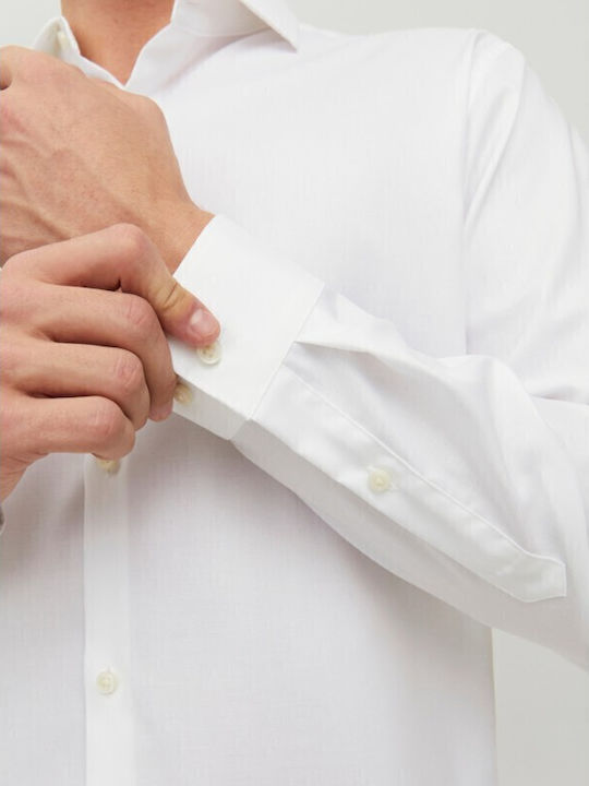 Long-sleeved Cotton Shirt White