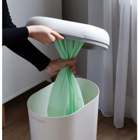 Shnuggle Touch Nappy Diaper Disposal Bin White