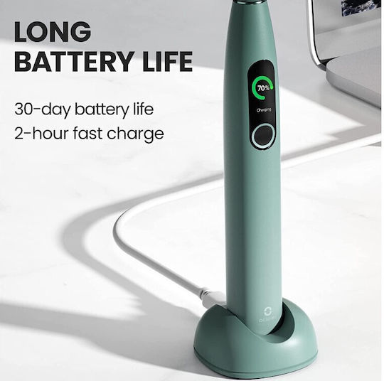 OClean X Pro Electric Toothbrush Green