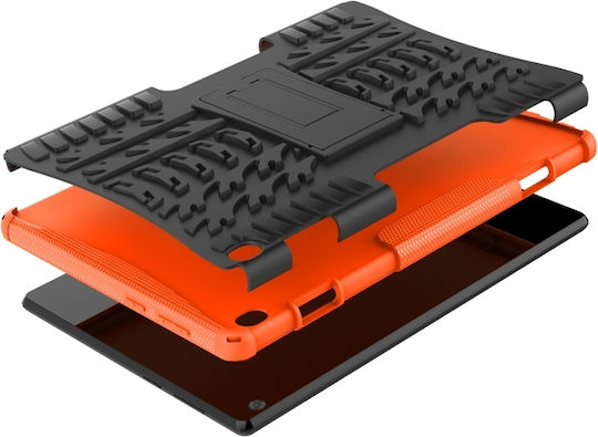 Husă Back Cover Textură Anvelopă Durabilă Portocalie (Lenovo Tab M10 10.1")