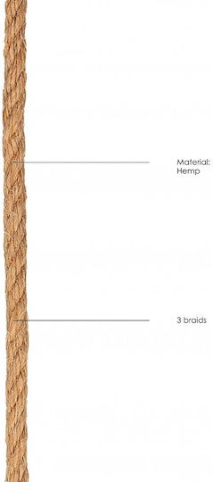 Shots Shibari Restriction Rope Hemp 10m Σχοινί Δεσίματος σε Καφέ Χρώμα