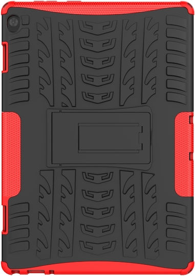 Tire Textur Rückseite Dauerhafte Rote (Lenovo Tab M10 10.1")