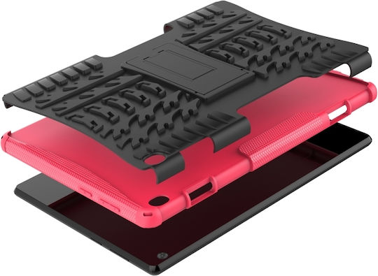 Tire Texture Back Cover Ανθεκτική Ροζ (Lenovo Tab M10 10.1")