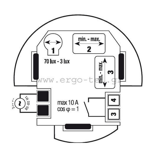 Vemer Velux Day / Night Photocell 10A