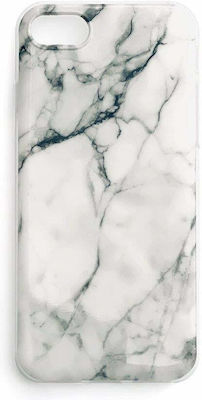 Wozinsky Marble Coperta din spate Silicon Alb (iPhone 13 Pro)