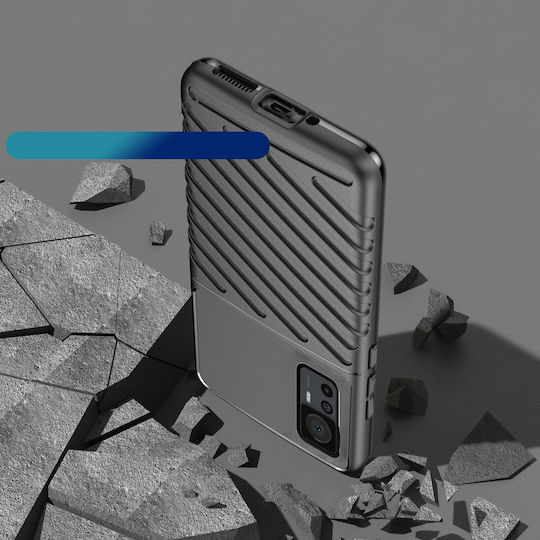 Hurtel Thunder Back Cover Σιλικόνης Μαύρο (Xiaomi 12T / 12T Pro)