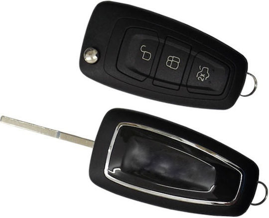 Ford Klappbar mit 3 Tasten für Auto und Klinge HU101