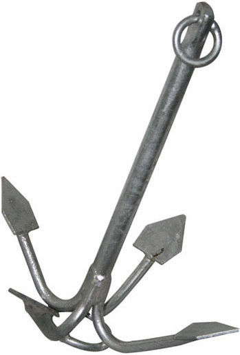 Lalizas Ancoră de Barcă Grapnel Galvanizat 10kg