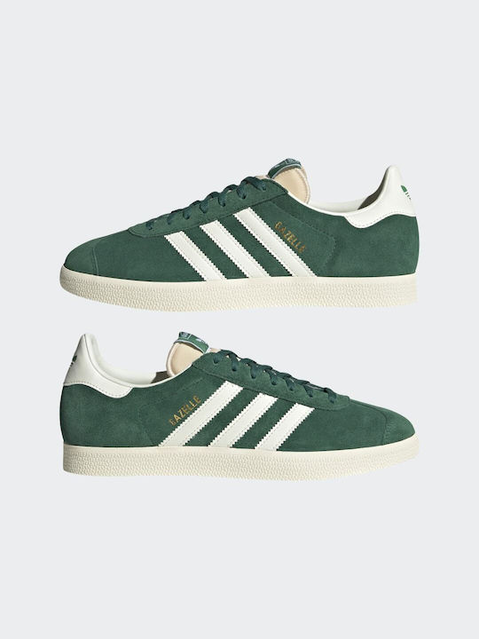 Adidas Gazelle Sneakers Dark Green / Off White / Cream White