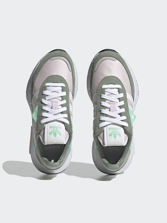 Retropy F2 Femei Sneakers Almost Pink / Cloud White / Silver Green
