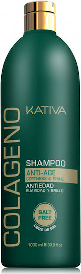 Kativa Colageno Shampoos Hydratation & Glanz für Alle Haartypen 1000ml