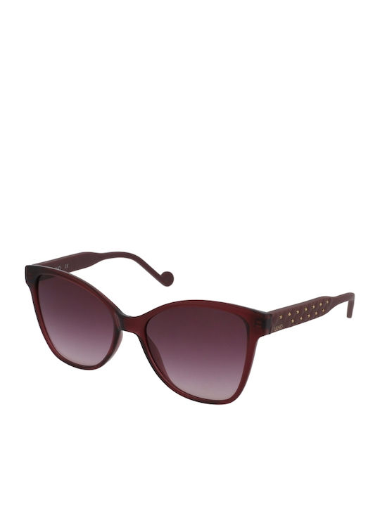 Liu Jo Women's Sunglasses with Brown Tartaruga Plastic Frame
