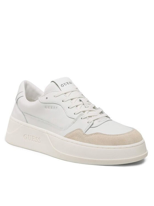 Guess Ciano Flatforms Sneakers Weiß