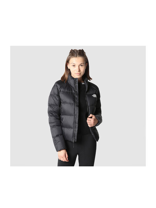 Hyalite Scurtă Jachetă de femei Puffer cu protecție împotriva vântului pentru iarnă Negru