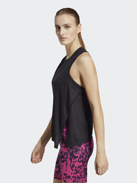 Hiit Aeroready Quickburn Women's Blouse Sleeveless Black