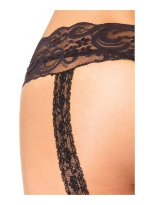 Leg Avenue Sheer Backseam Stockings Sexy Κάλτσες Μαύρες