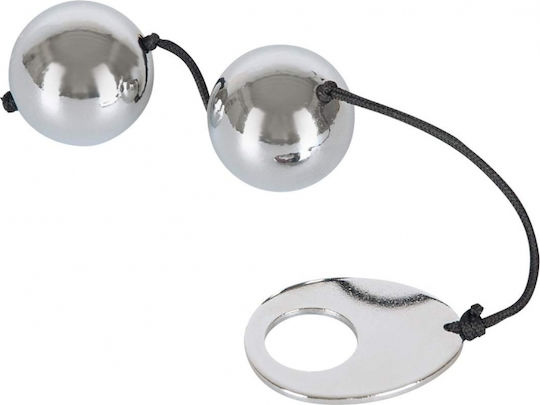 Seven Creations Heavy Metal Duospheres Vaginalbälle Silber