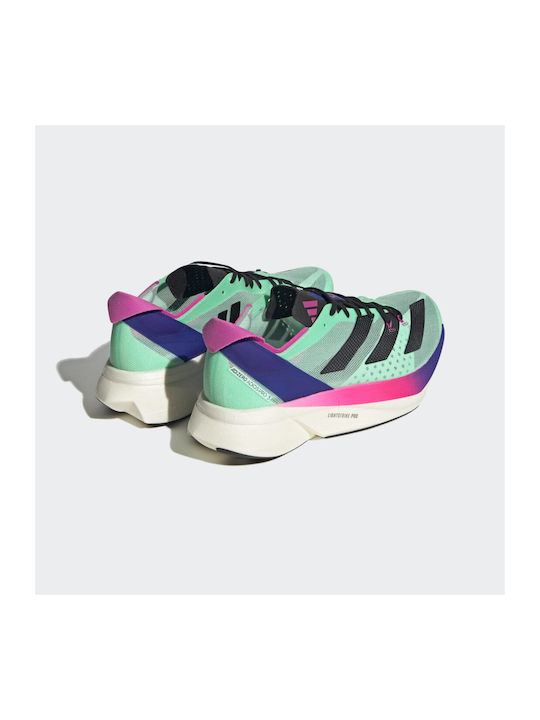 Adizero Adios Pro 3.0 Sportschuhe Laufen Pulse Mint / Core Black / Lucid Blue