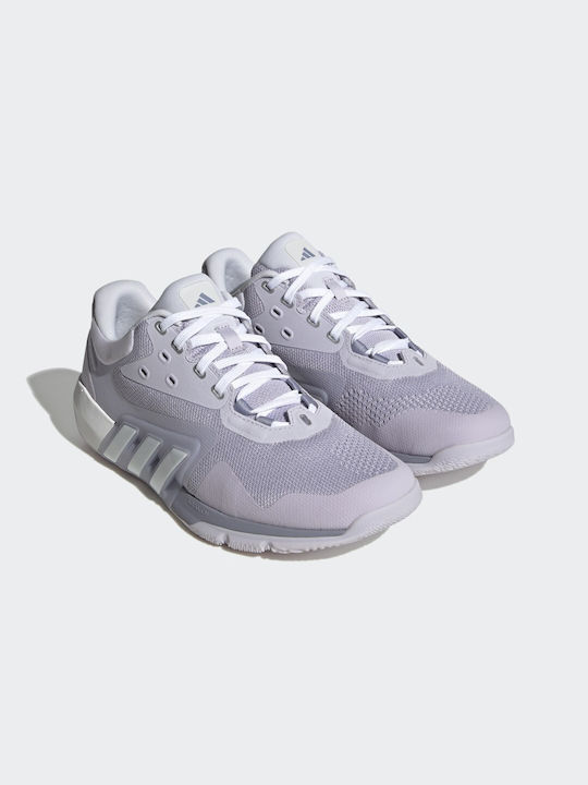 Adidas Dropset Γυναικεία Αθλητικά Παπούτσια για Προπόνηση & Γυμναστήριο Silver Dawn / Cloud White / Silver Violet