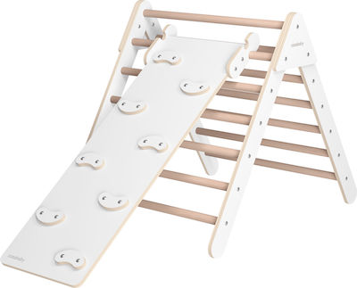 Casababy Playground Accessories with Climbing Surface made of Wood White