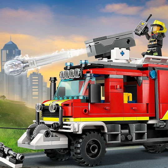LEGO City Camion de Pompieri de Comandă pentru 7+ Ani