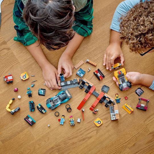 LEGO City Custom Car Garage for 6+ years old Years