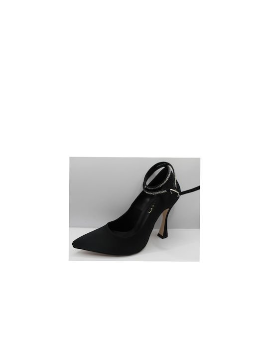 Ellen Pumps mit Chunky hohem Absatz Schwarz