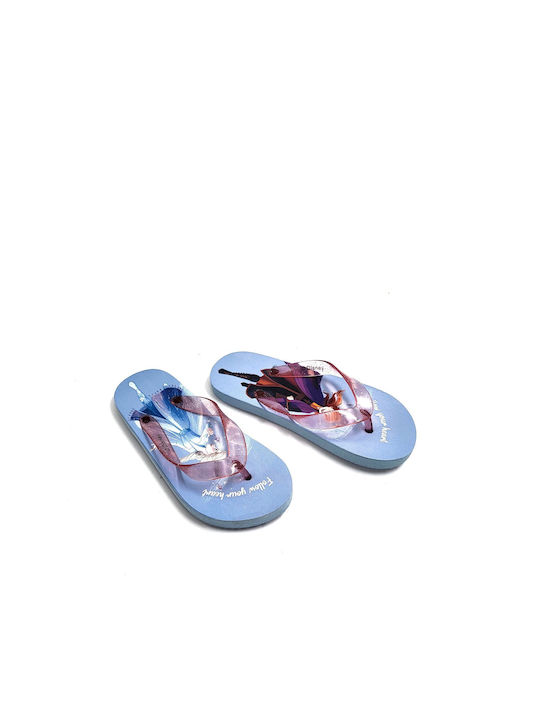 Stamion Kinder Flip Flops Gefroren Hellblau