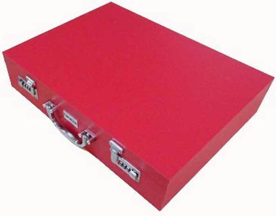 Dinox 72-Piece Silver Cutlery Set with Suitcase Α-080
