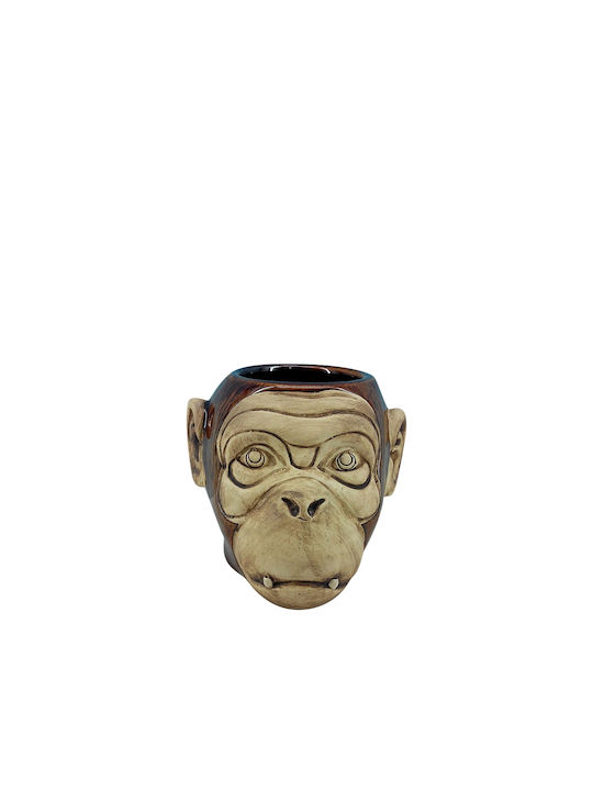 APS Monkey Glass Cocktail/Drinking made of Ceramic in Beige Color 550ml 28.00221