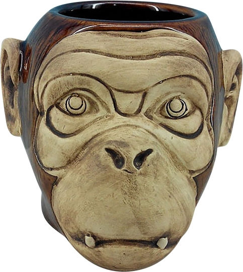 APS Monkey Ποτήρι Κοκτέιλ/Ποτού από Κεραμικό σε Μπεζ Χρώμα 550ml