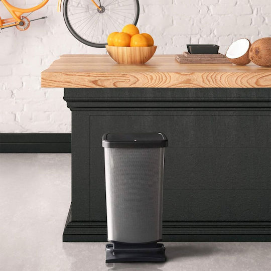 Delta Cleaning Waste Bin Silver 20L