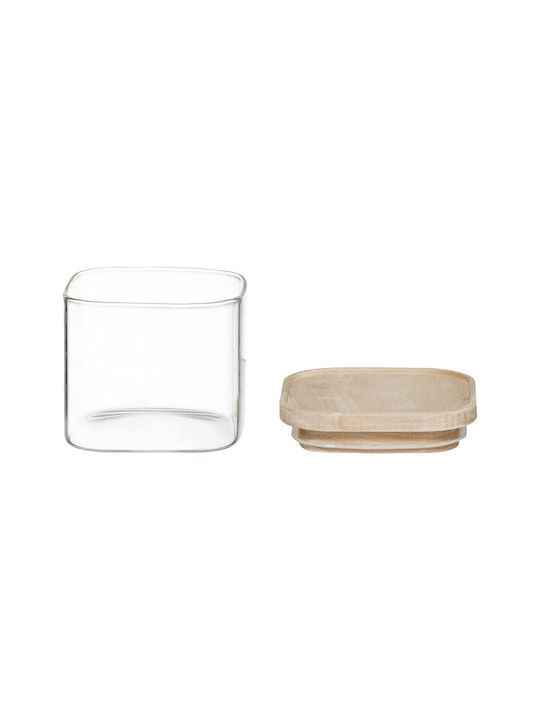 Secret de Gourmet Set 4 Bucăți Vaze Utilizare Generală cu Capac Sticlă Transparent 4 Bucăți