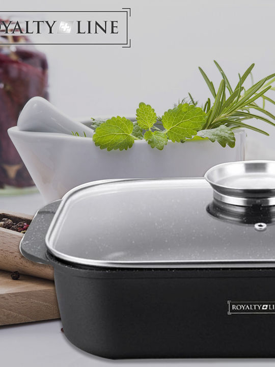 Royalty Line Dutch Oven Oval mit Glasdeckel 34x26cm 1Stück