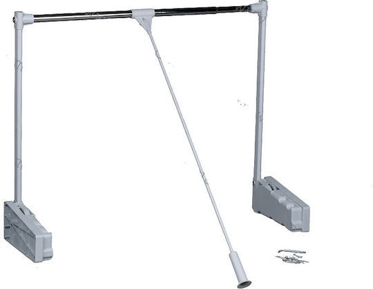 Amboss Umeraș pentru Dulap Lift haine Metal Gri 1buc